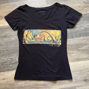Black Graphic Short Sleeve Lake Powell Tee